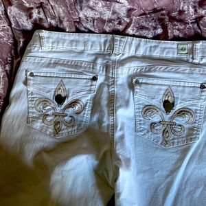 Democracy capris Jean cute stitching